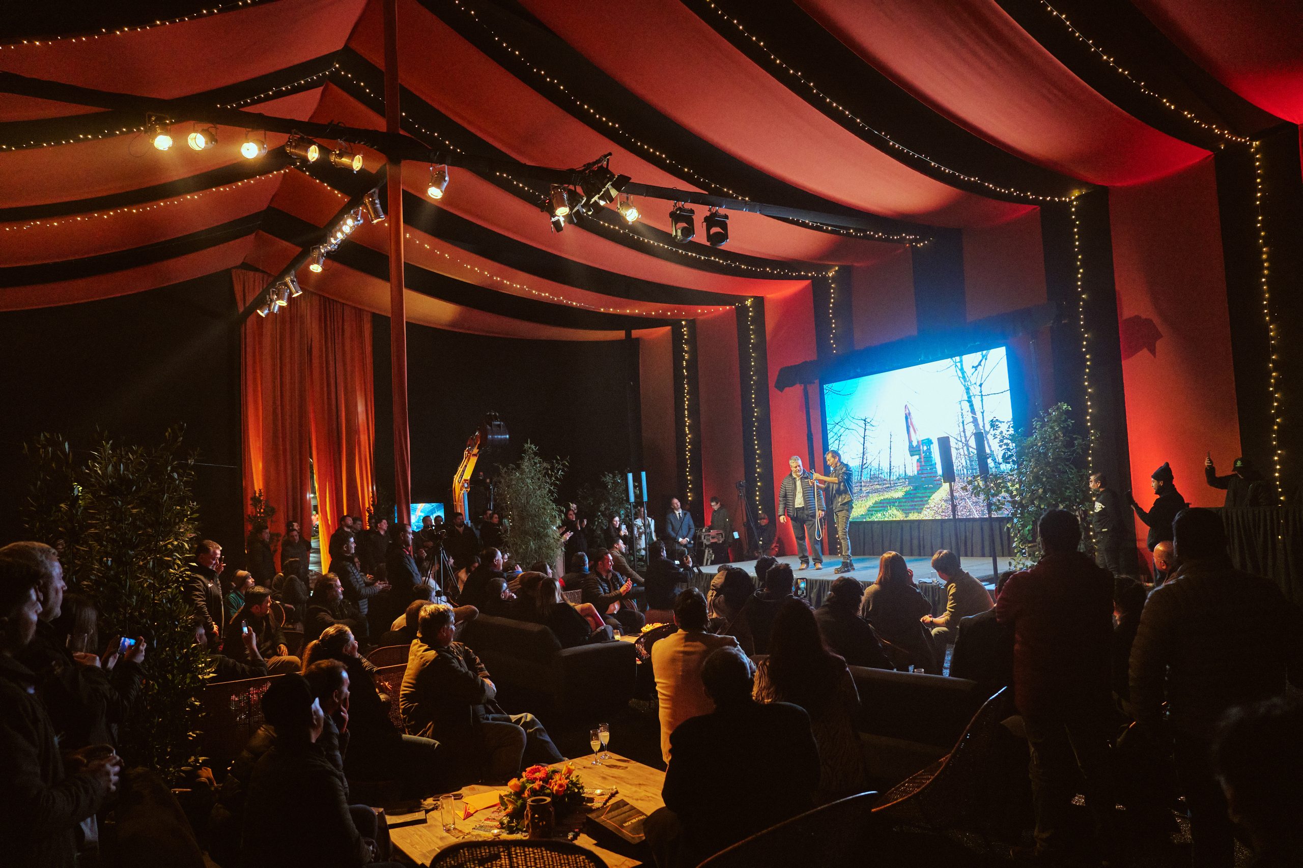 Evento en acción